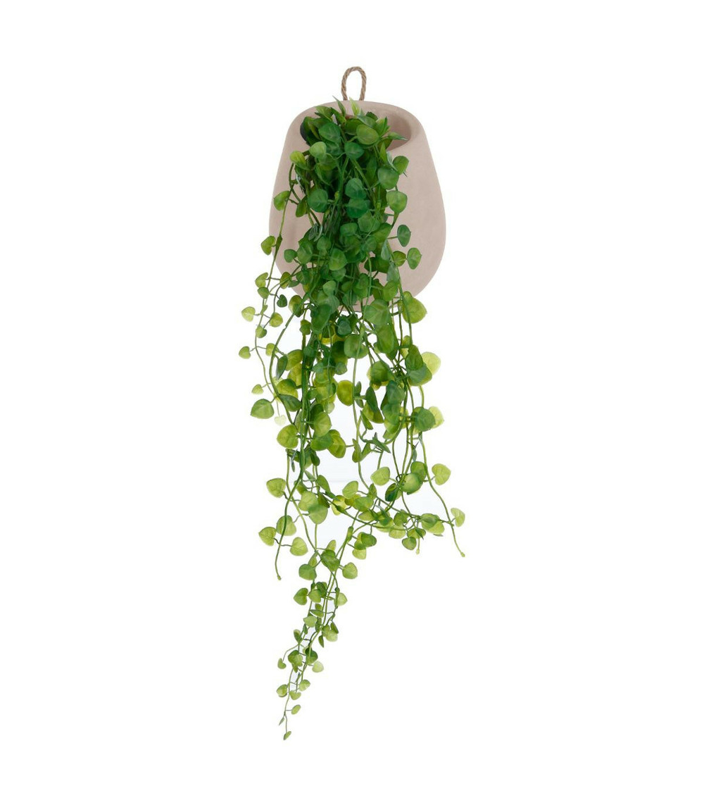 Plante artificielle lierre en pot à suspendre h 58 cm