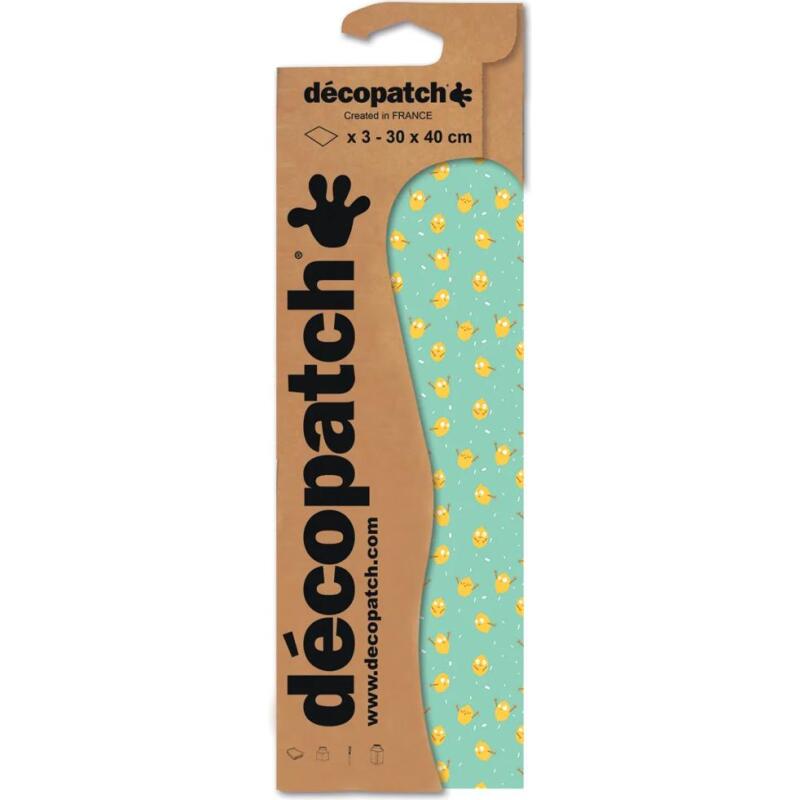 Pochette 3 Feuilles Identiques Ref 733 - Vert
