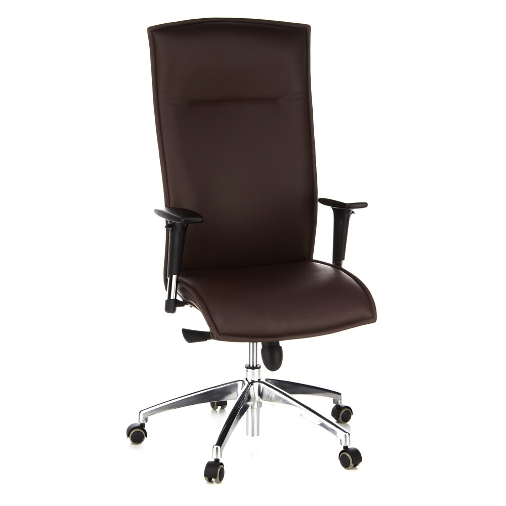 Luxus Chefsessel MURANO 20 Leder mit Armlehnen (höhenverstellbar) hjh OFFICE