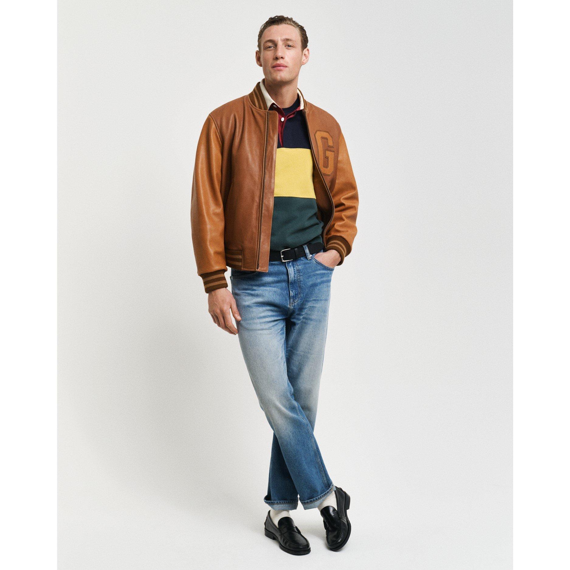 Gant SWEAT COLOR BLOCK HEAVY RUGGER EVEN