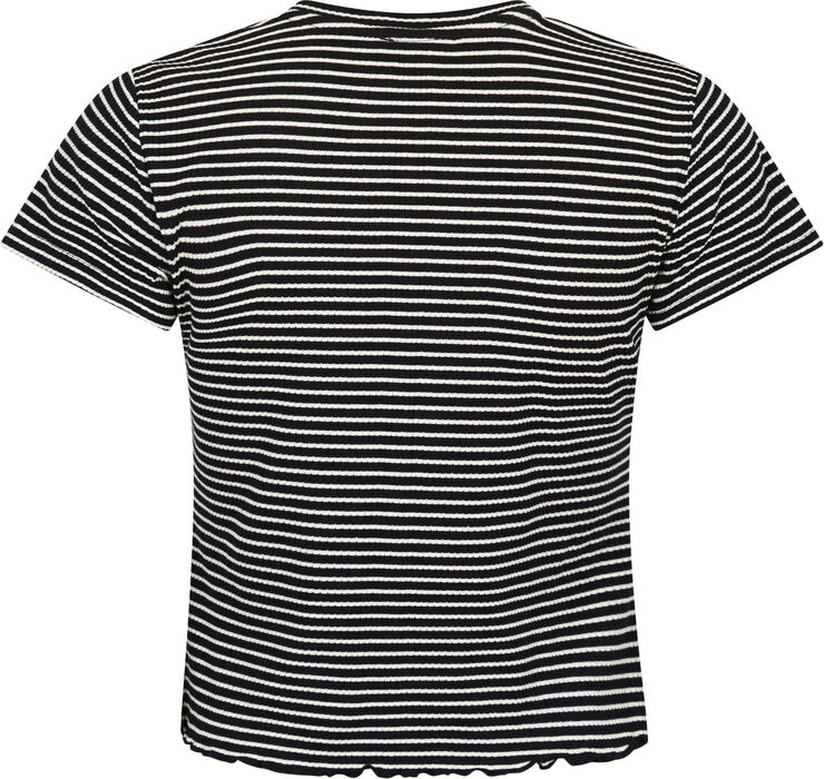 Neo Noir Lonnie Stripe Tee Black