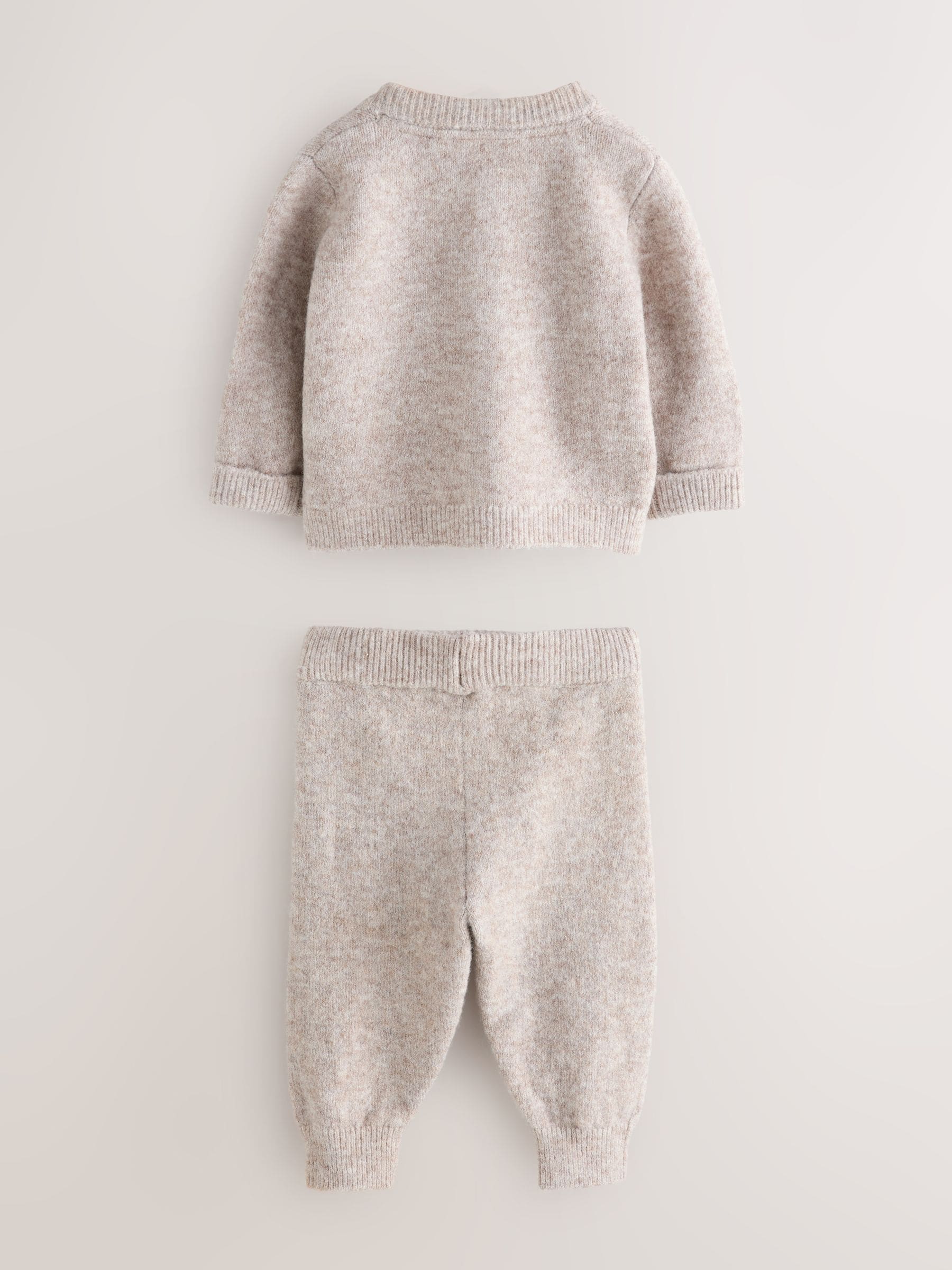 smALLSAINTS Knitted Cardigan and Joggers Baby Boys Set