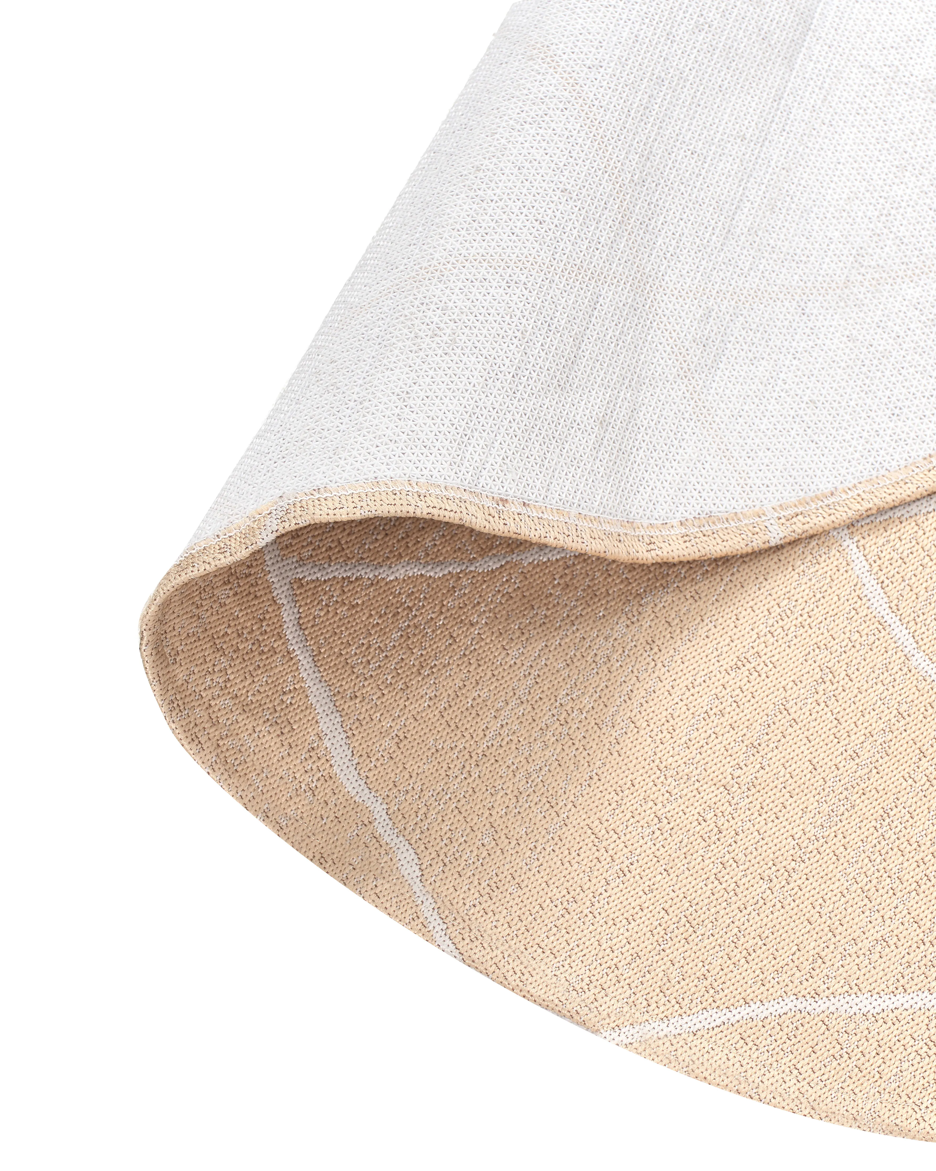 Tuintapijt GWALIOR Beige ø 120 cm