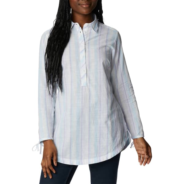 Chemise COLUMBIA CAMP HENRY™ II TUNIC PURPLE TINT/BLOCKY STRIPE