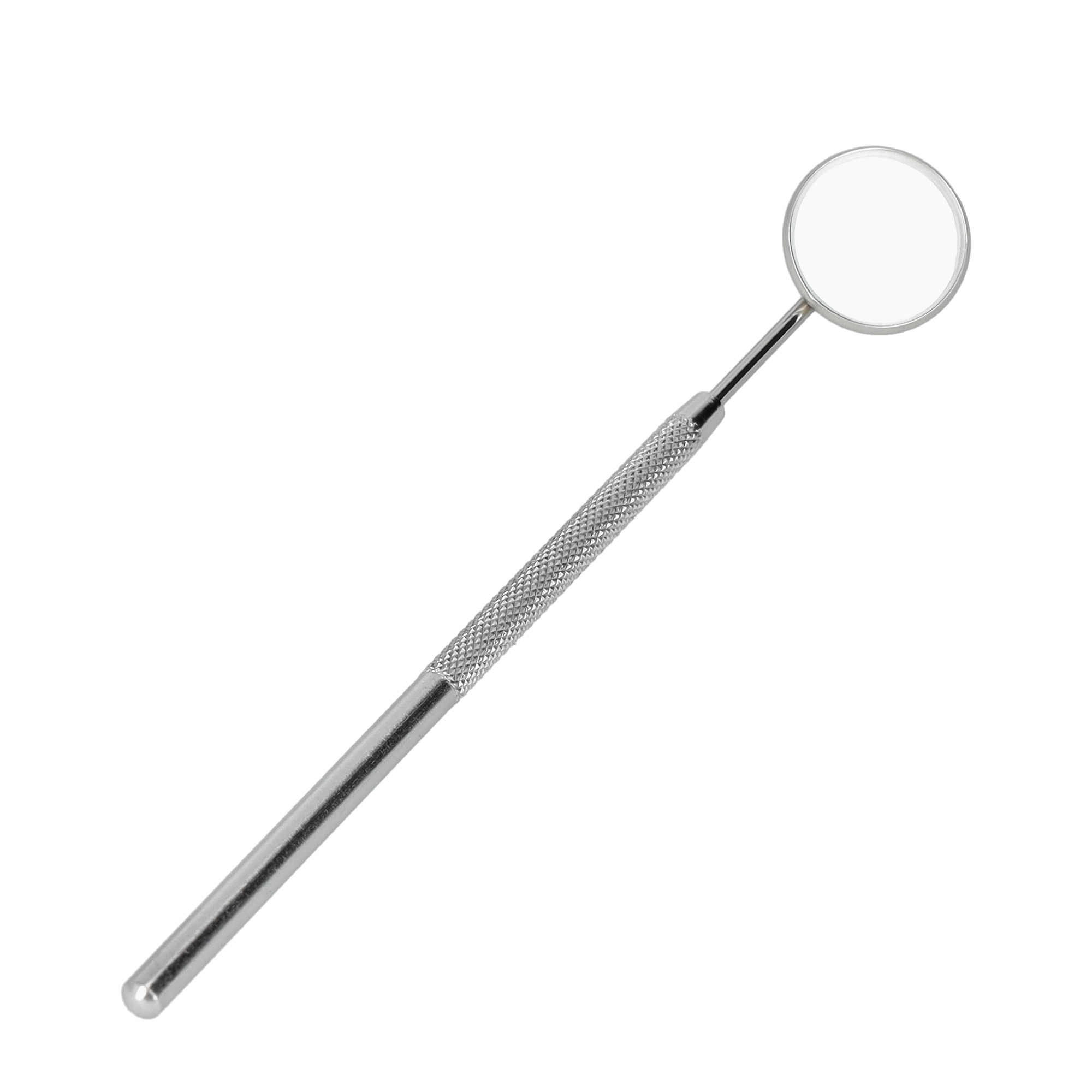(16cm) Edelstahl Mundspiegel Mundhygiene Dentalspiegel Teleskopspiegel - Silber