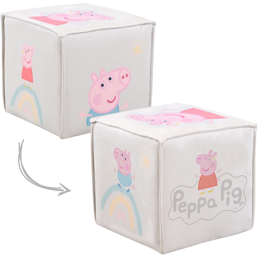 roba Kinderhocker in Würfelform Peppa Pig