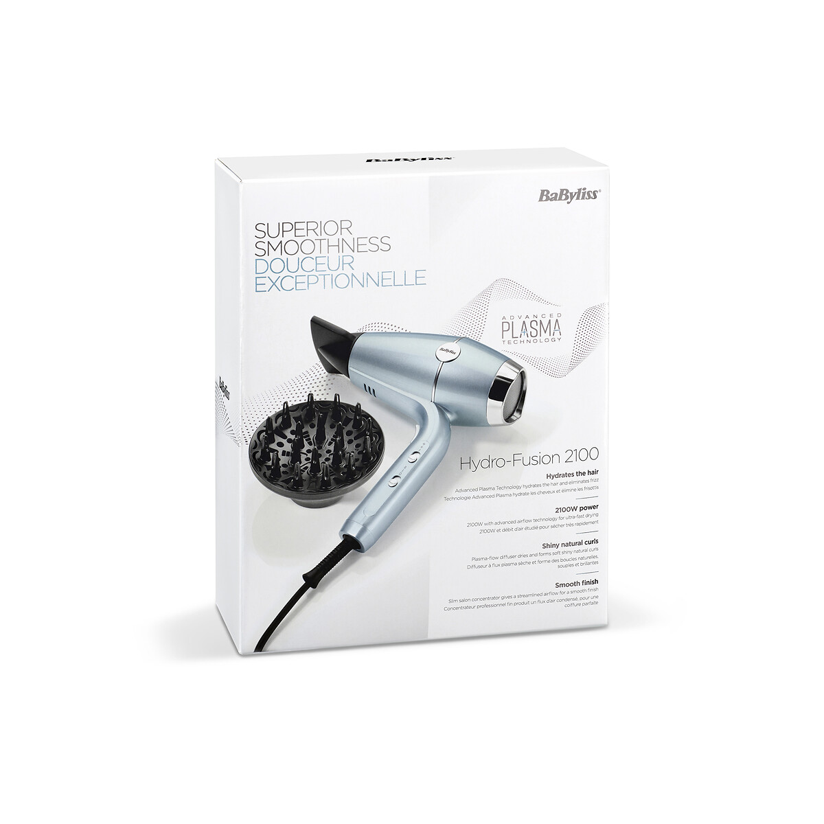 Secador de cabelo BABYLISS Hydro-Fusion
