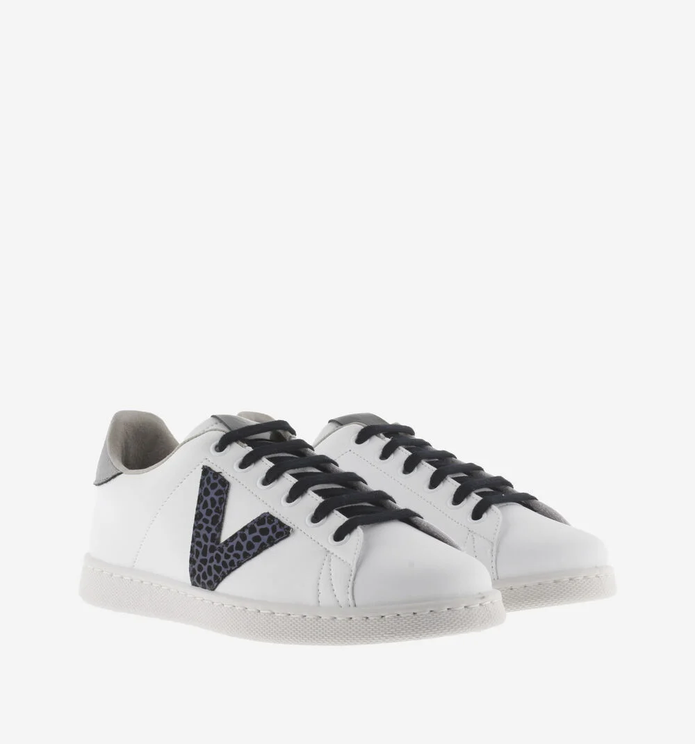 TENIS FAUX LEATHER & ANIMAL PRINTMARINO