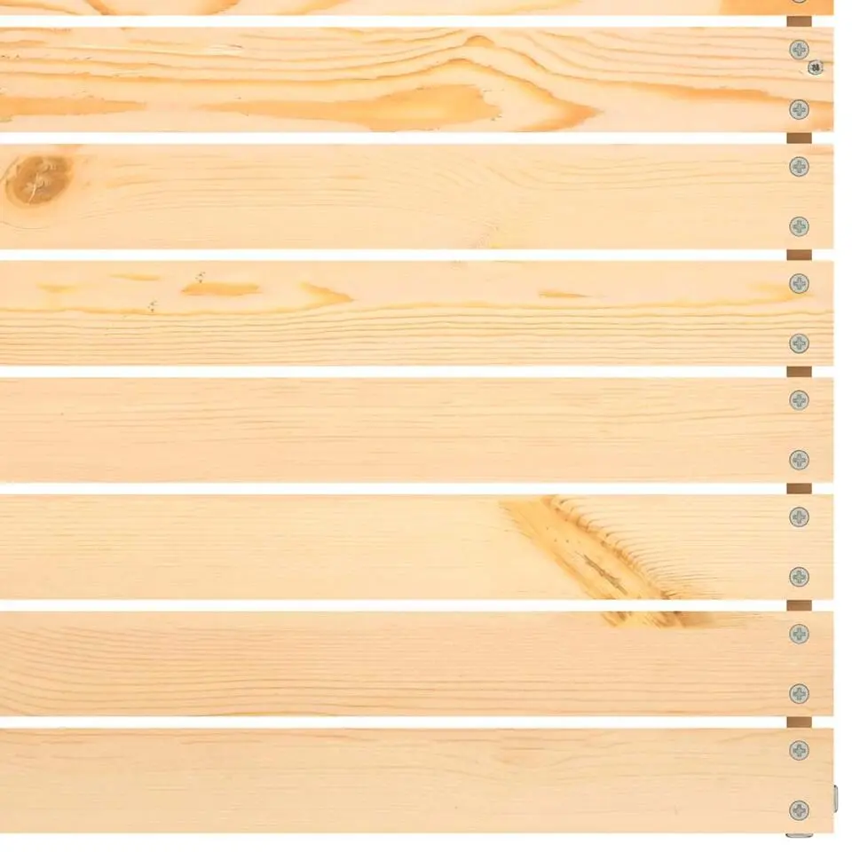 vidaXL - Palletbank - Antraciet - Grenenhout