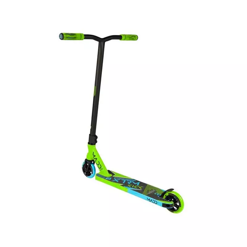 Trottinette Freestyle MADD Kick Extreme Permanent Vert/Bleu