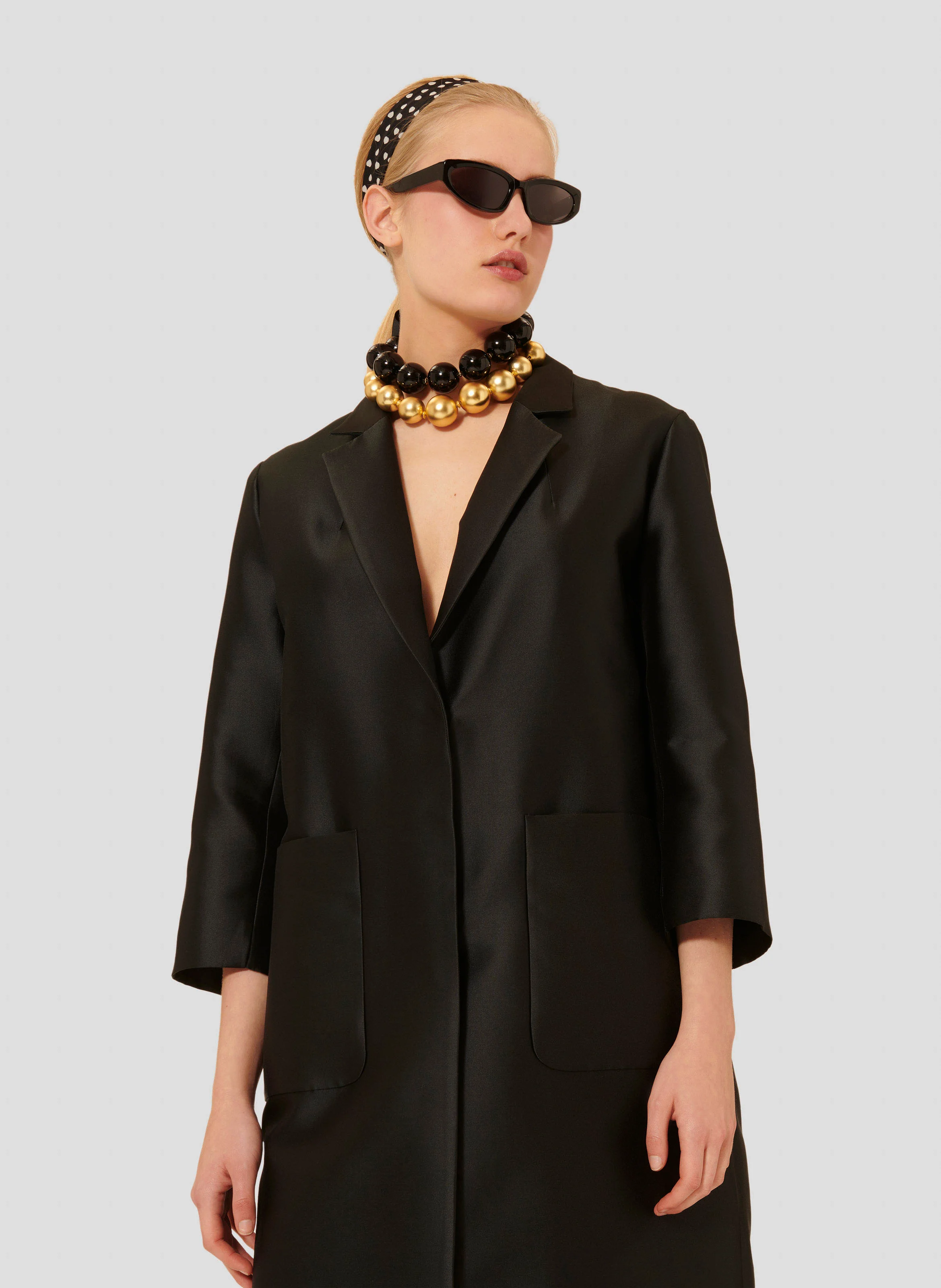 MARTIN - Manteau droit | Noir
