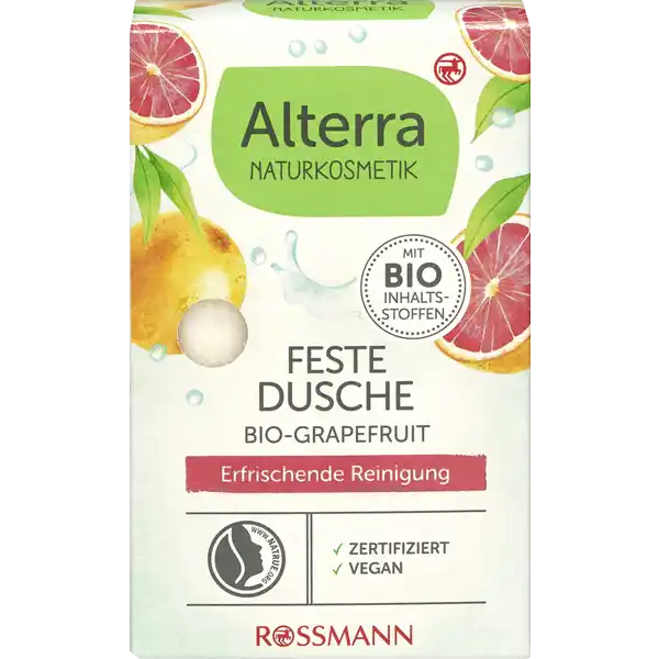 Feste Dusche Bio-Grapefruit & Bio-Mandelöl