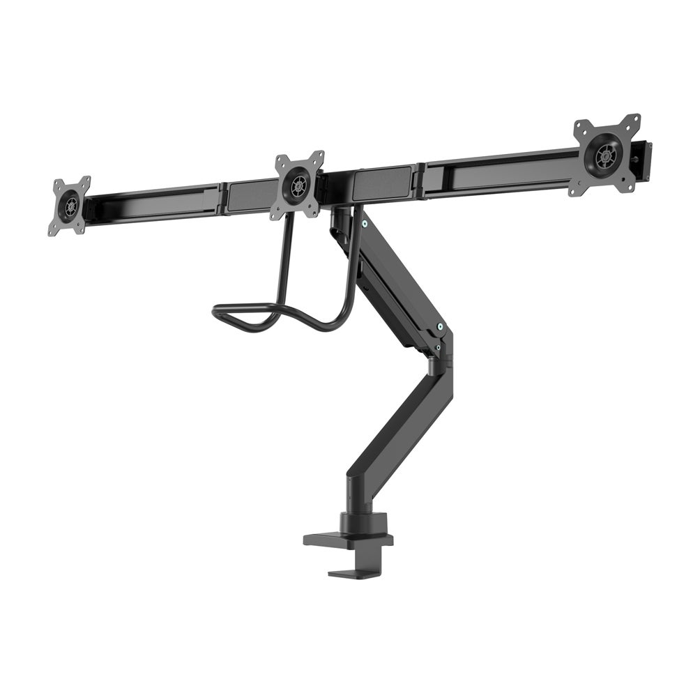 Neomounts NM-D775DX3BLACK bureausteun voor 3 flatscreens