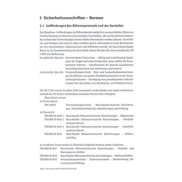 De Gruyter Bühnentechnik