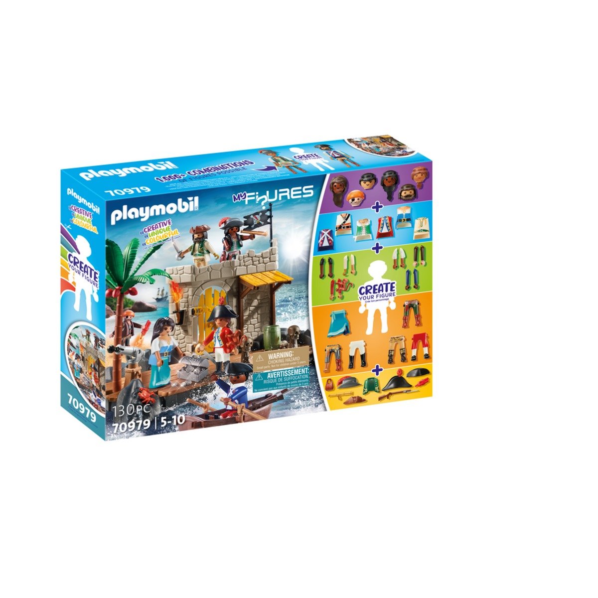 Ilot des pirates Playmobil My Figures 70979