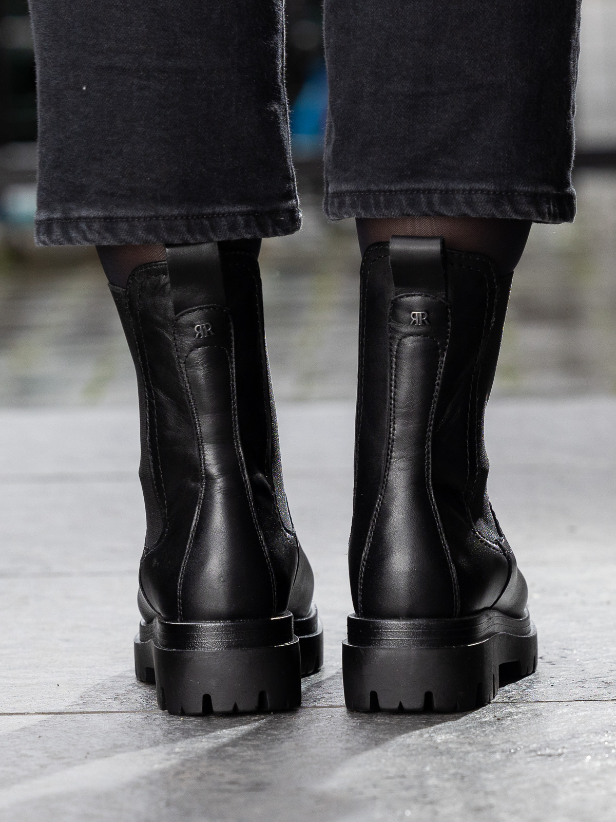 Castro Leather Chelsea Black - Trapes Sko