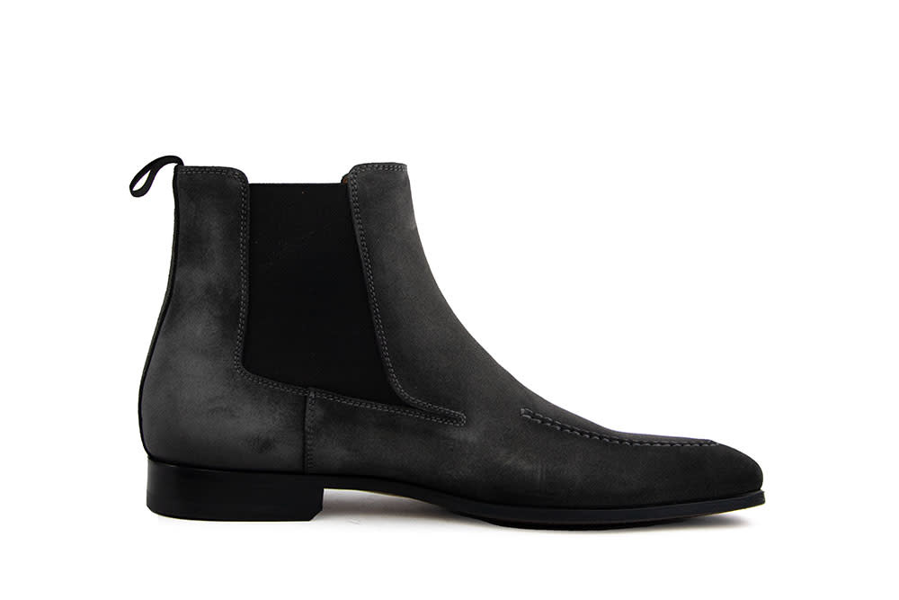 Magnanni Chelsea Boots Grey Black Crostidifu