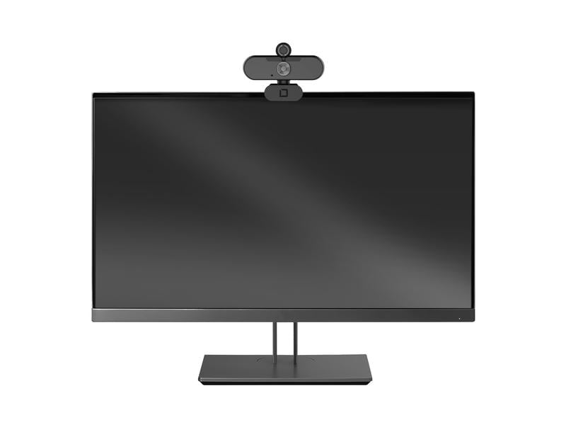 DICOTA Webcam PRO Plus 4K 4K-Webcam mit Digitalmikrofon und Kamera Cover
