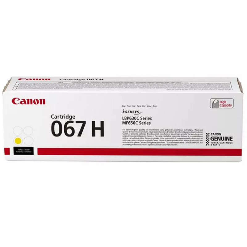 Canon 067H Toner, gelb