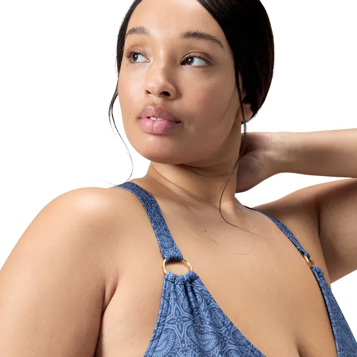 Speedo ECO Print Shaping Badpak Dames (plussize)