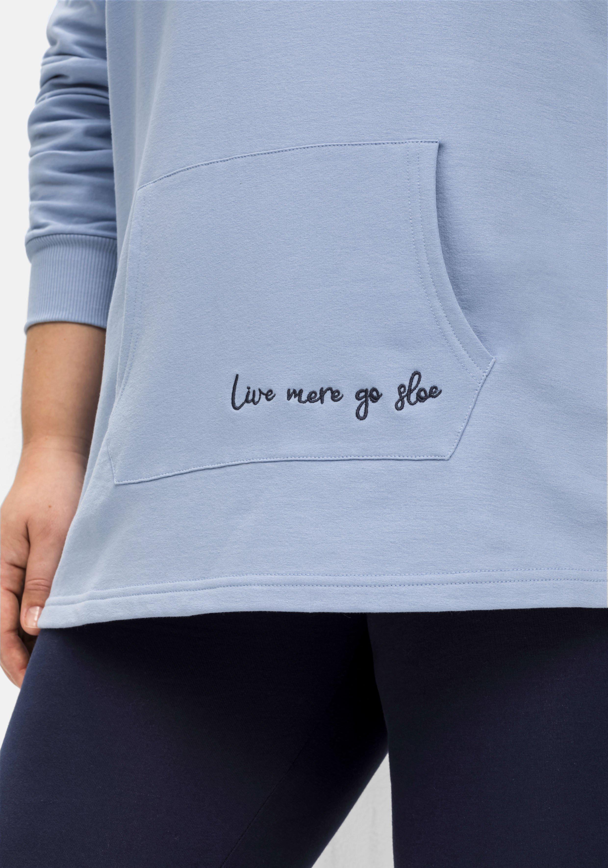 Relax-Kapuzensweatshirt mit Kängurutasche