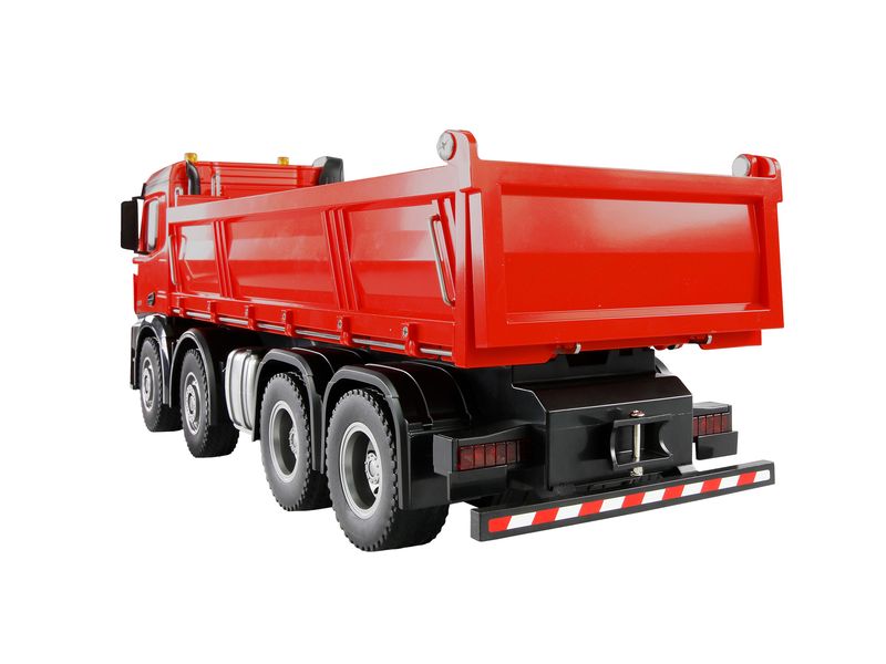 Amewi Mercedes-Benz Arocs Muldenkipper 8 x 4/4, Rot 1:18 RT Lizenzmodell als 8 x 4-Kipper im Massstab 1:18