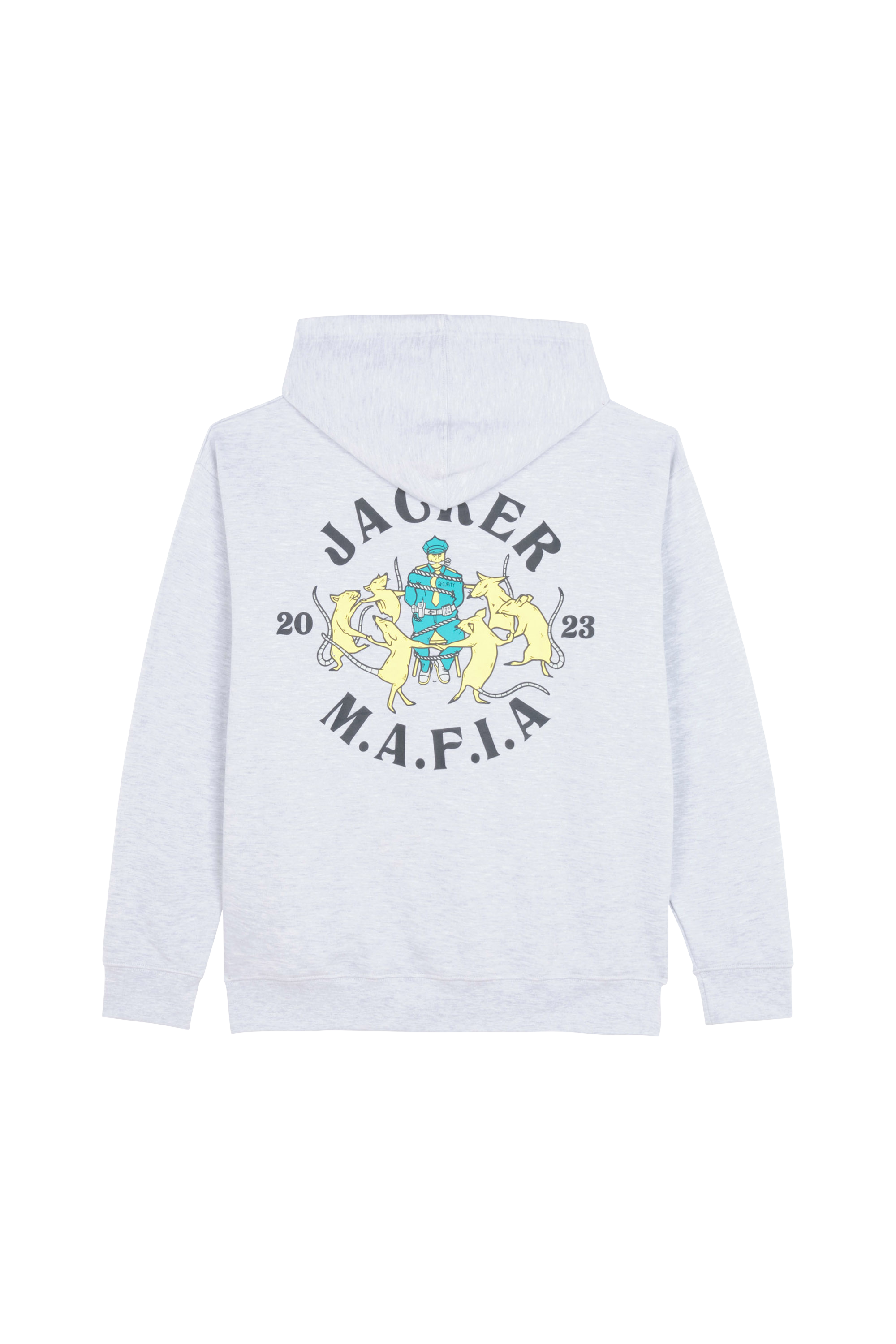 JACKER Hoodie DANCING RATS Gris