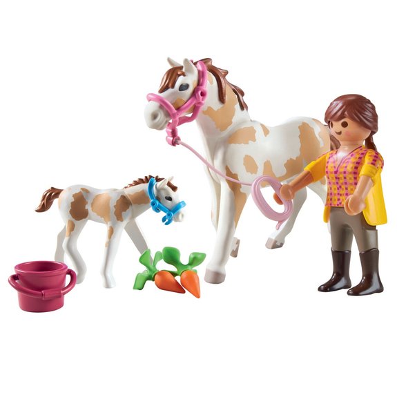 Jument & Poulain Playmobil Country 71243