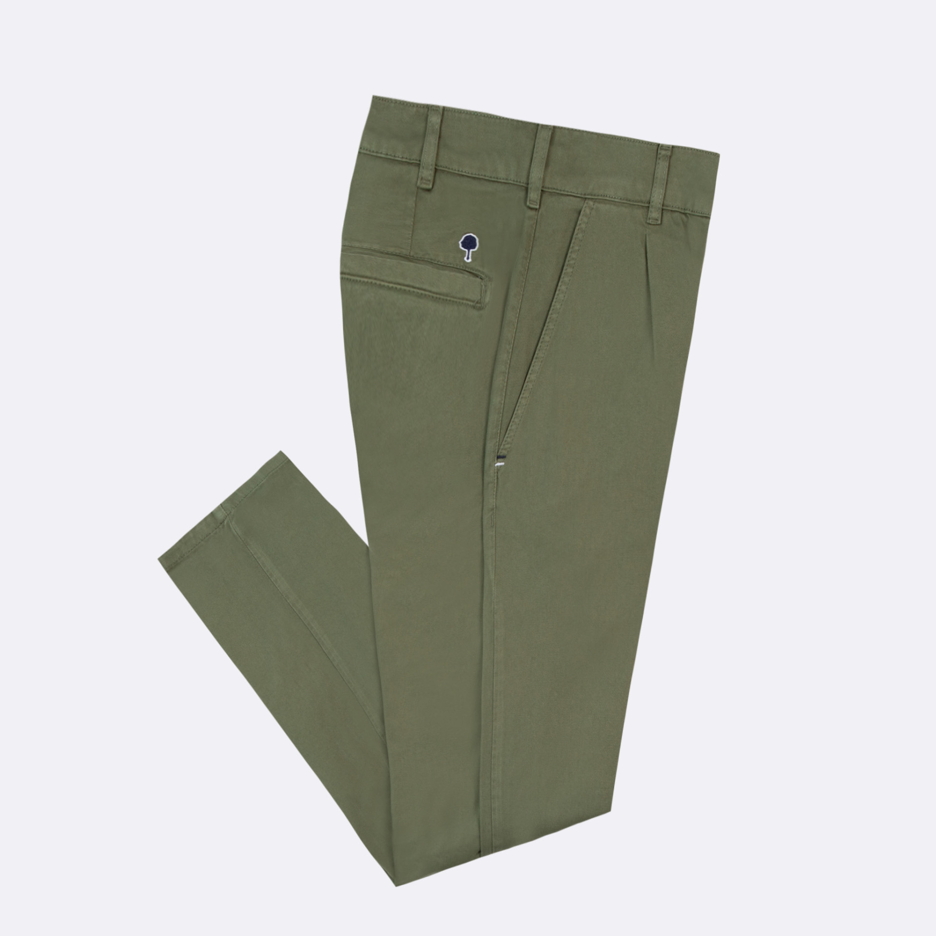 Pantalon kaki coupe décontractée coton - modèle rumilly