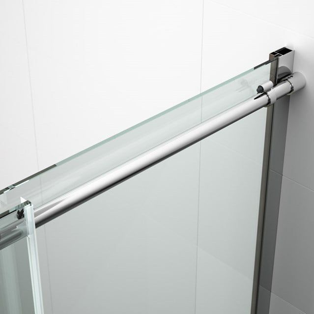 Crystal Allure Douchecabine | 130x90 cm Chroom Helder glas Schuifdeur Rechthoek