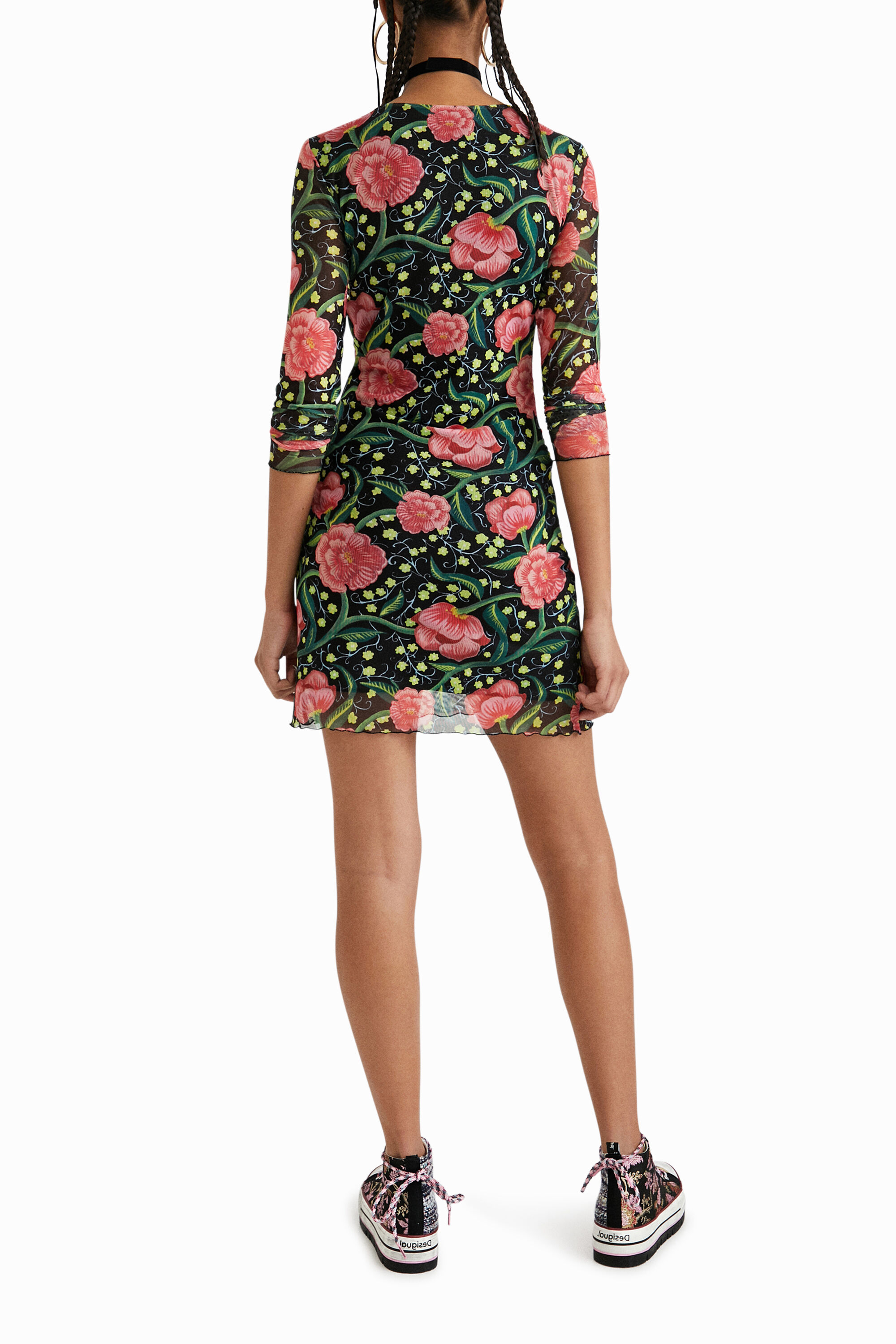 Robe slim doublure interne