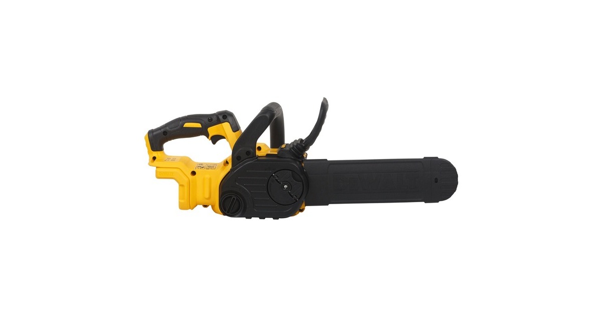 DEWALTDCM565N-XJ 18V XR Brushless Compacte kettingzaag 30cm elektrische kettingzaag  (Geel/zwart, Accu en oplader niet inbegrepen)