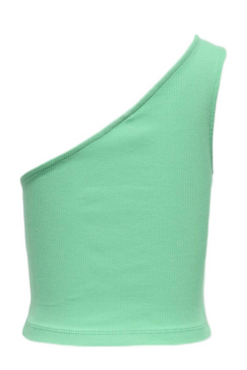ONLY one shoulder top KOGNESSA mintgroen