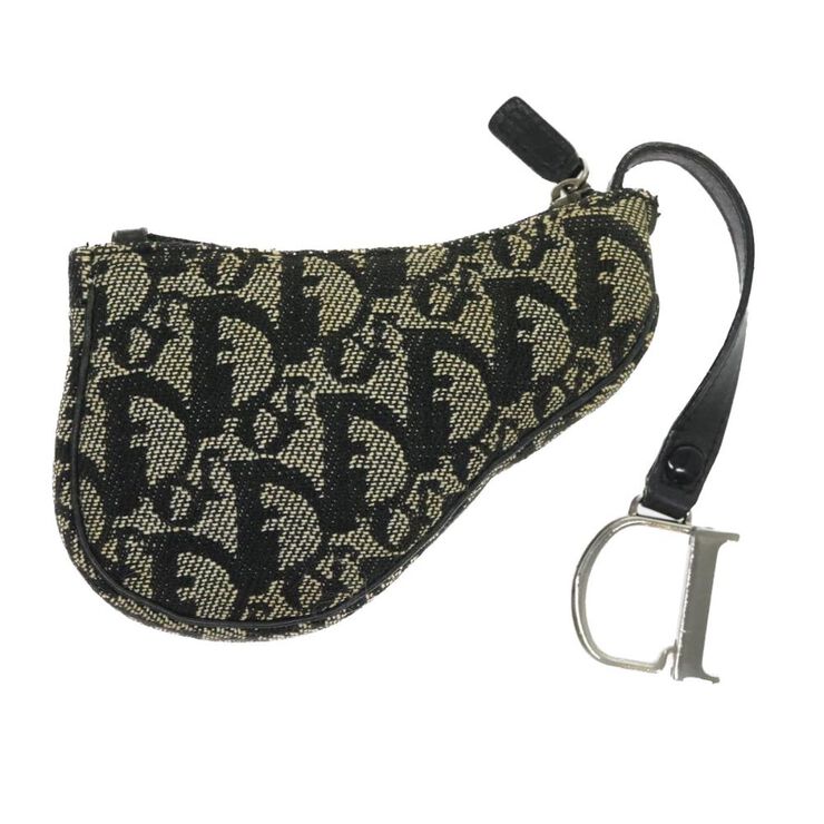 Dior Vintage Dior Saddle Bag Black