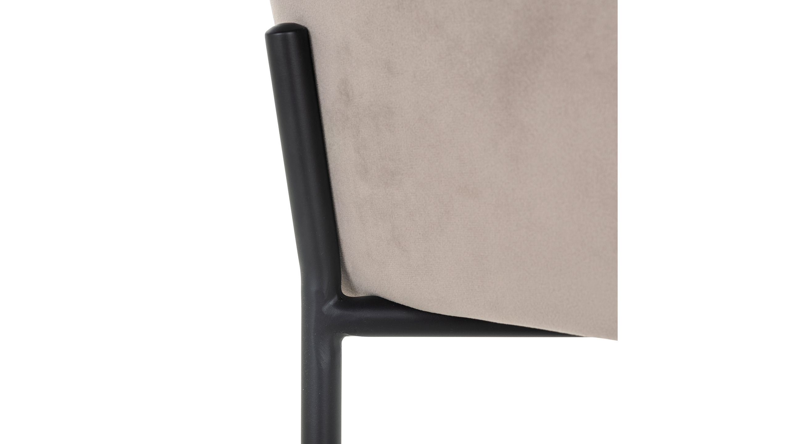 Eetkamerstoel 211191 Khaki Velvet Fay B57 x D61 x H79 cm