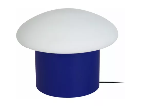 Lampe de chevet champignon métal rouge 15 cm..
