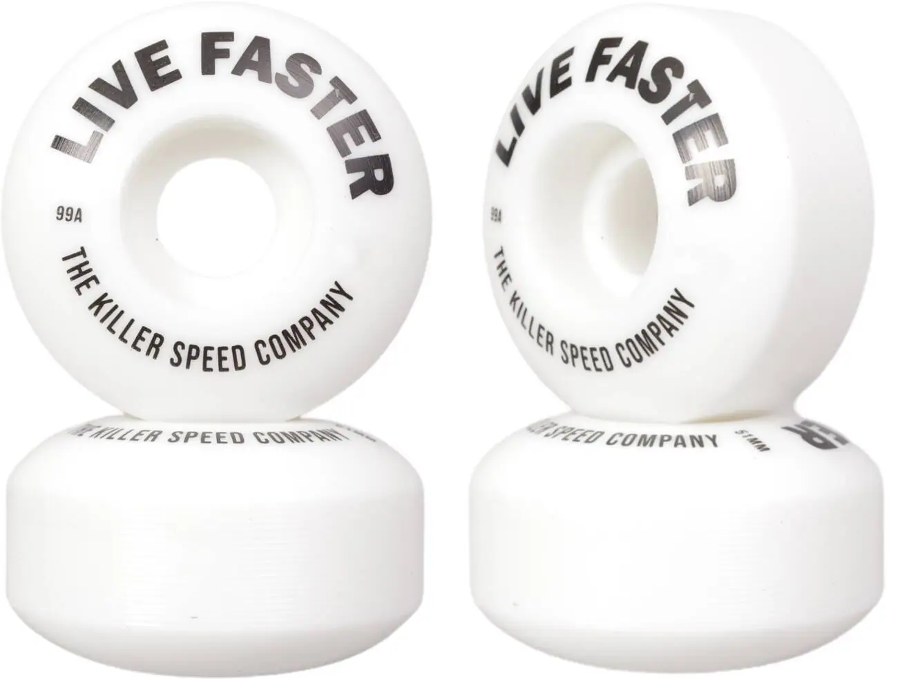 Killer Team Classics Live Faster 99A Skateboard Hjul 4-Pak