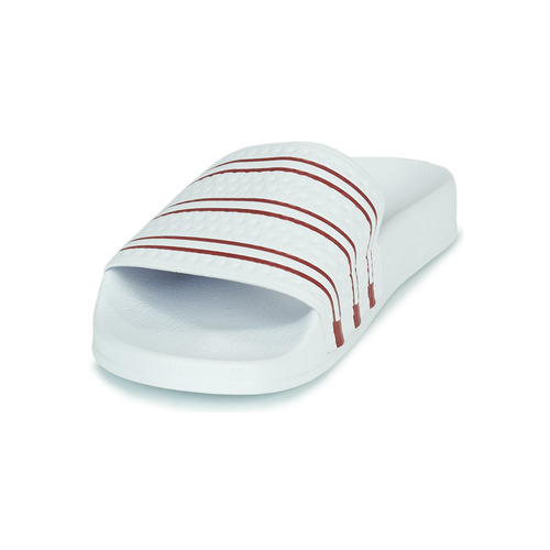 adidas Originals - ADILETTE - Blanc / Rouge