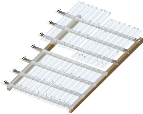 PVC golfplaat trapeziumvormig 70/18 helder 2500 mm x 1090 mm x 1,1 mm
