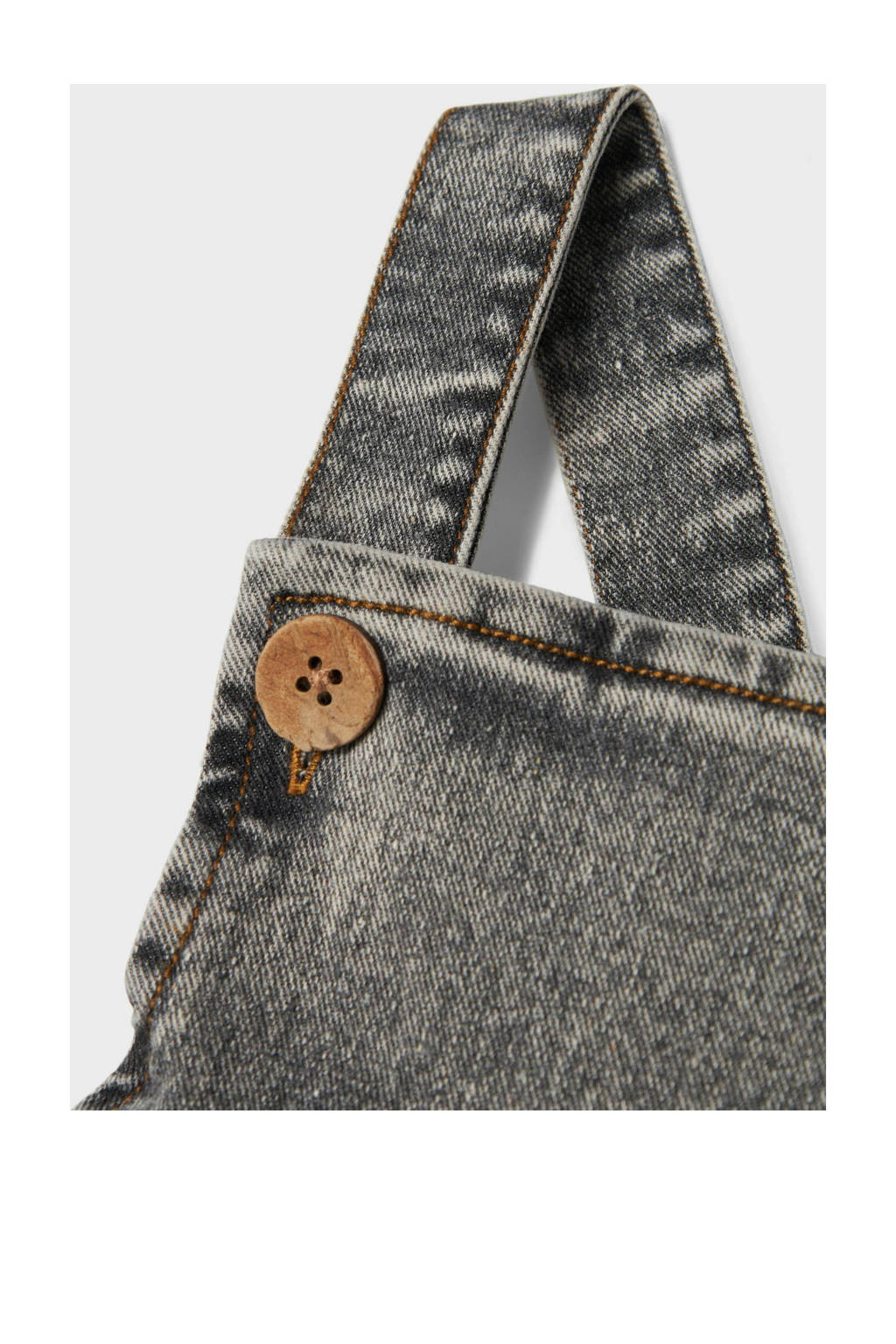 LIL' ATELIER tuinbroek grey denim