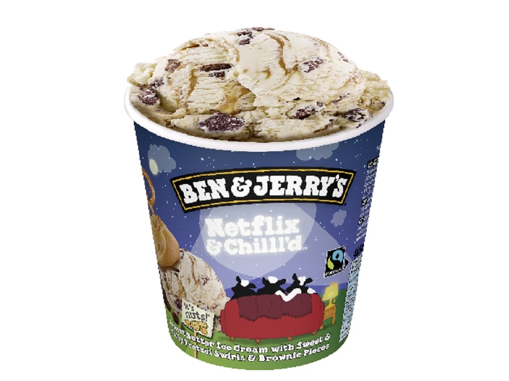 GELADO B&J NETFLIX & CHILLL'D 465ML