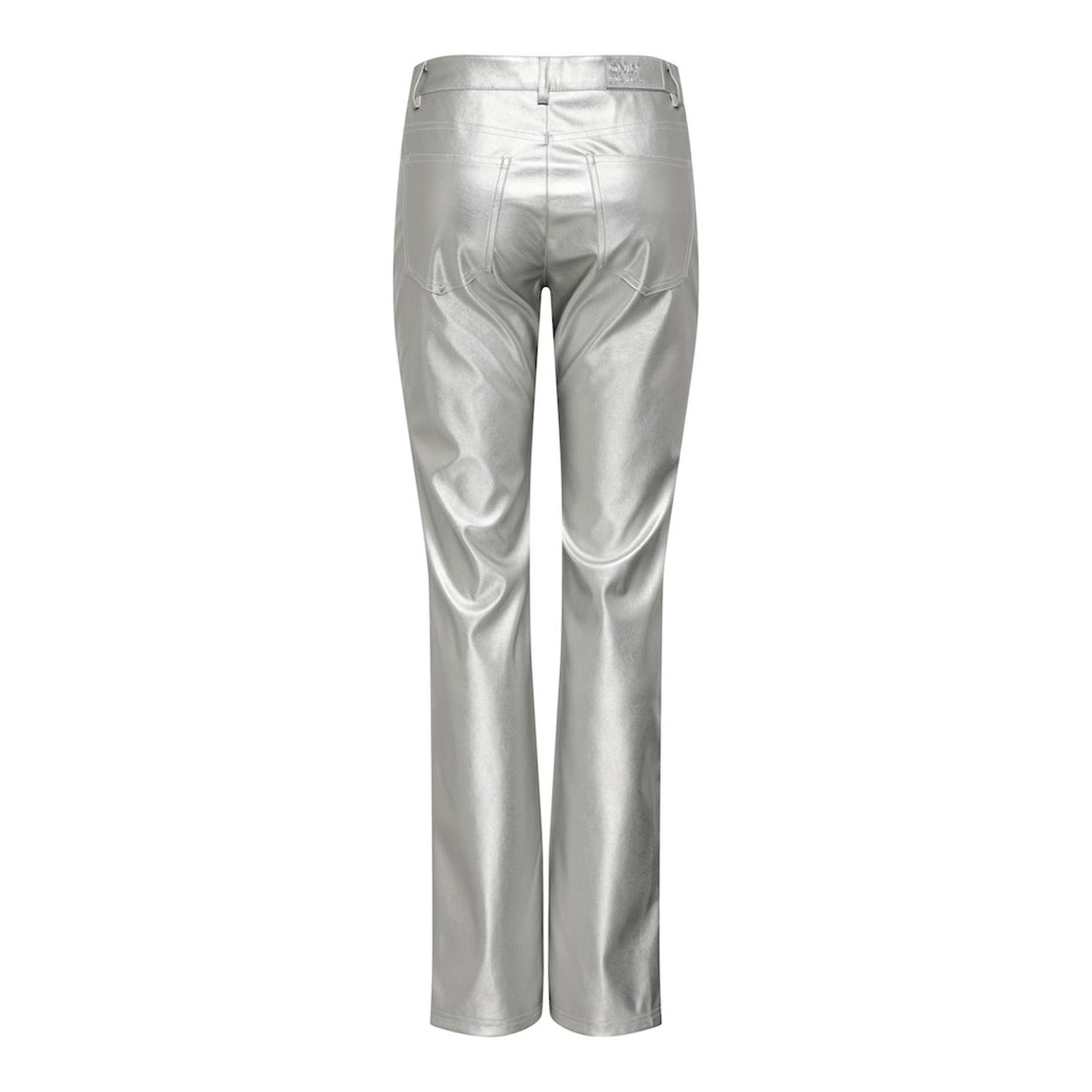 ONLY  Jaci-Lilo Mid Waist Metal Faux Leather