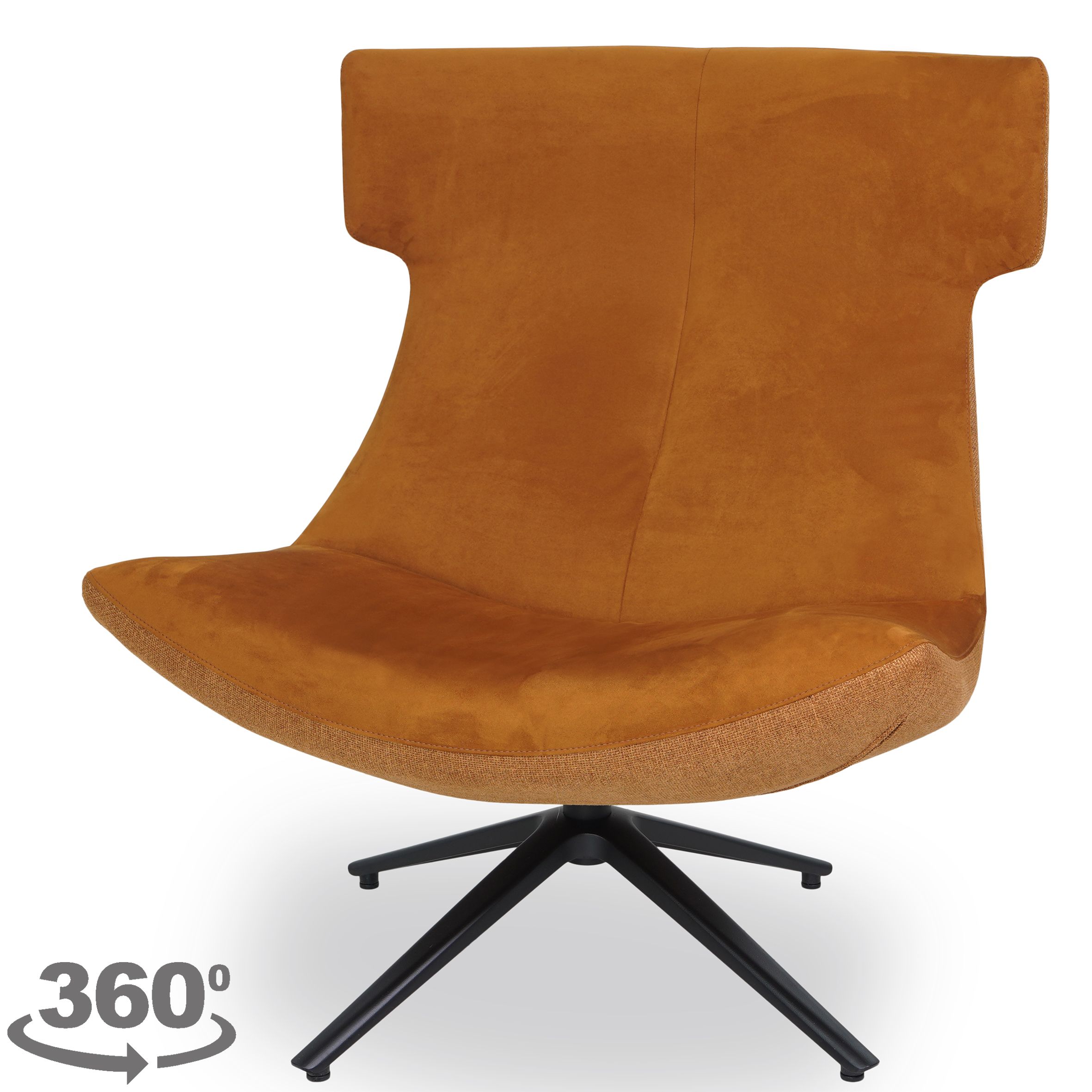 Draaifauteuil Lowie B83 x D83 x H96 cm
