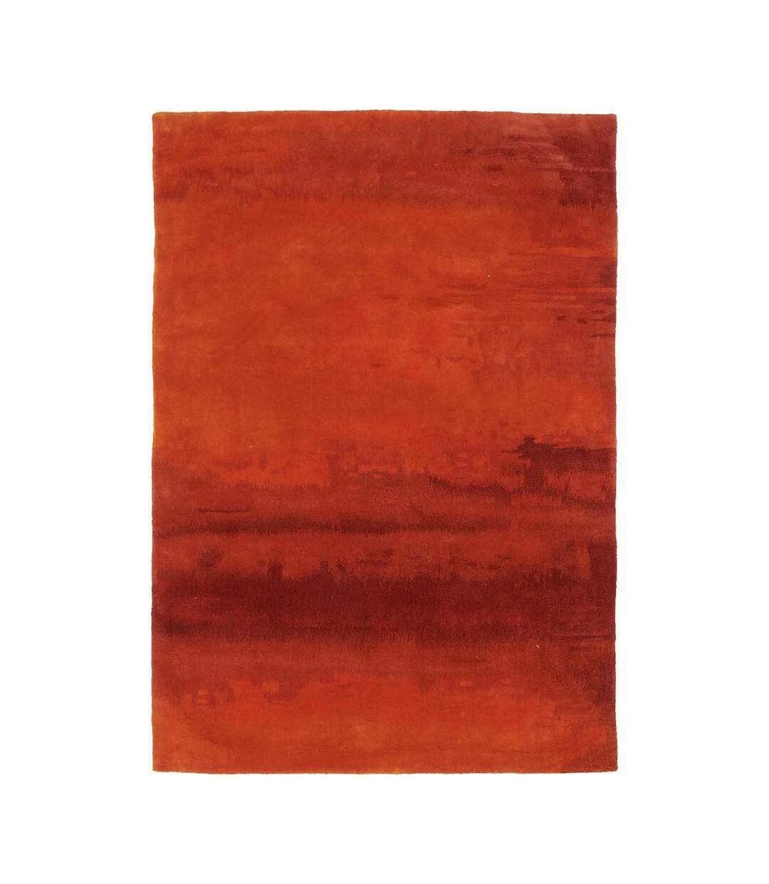 Tapis moderne Fait main RUSSET Bordeaux 123x180 en laine
