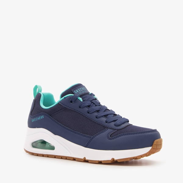 Skechers Uno Inside Matters dames sneakers blauw