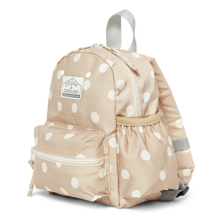 Ocean&Ground Sac à Dos à Pois | Rose pâle