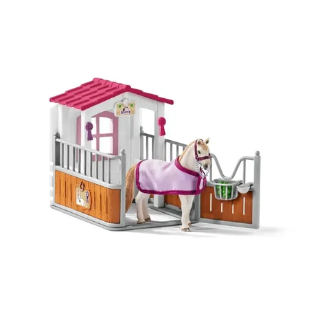Schleich® 42368 Horse Club - Pferdebox mit Lusitano Stute