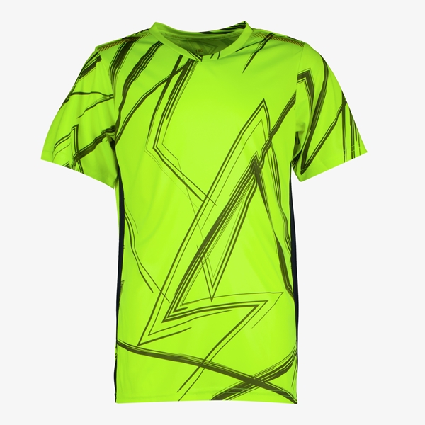 Dutchy Dry kinder voetbal T-shirt neon geel
