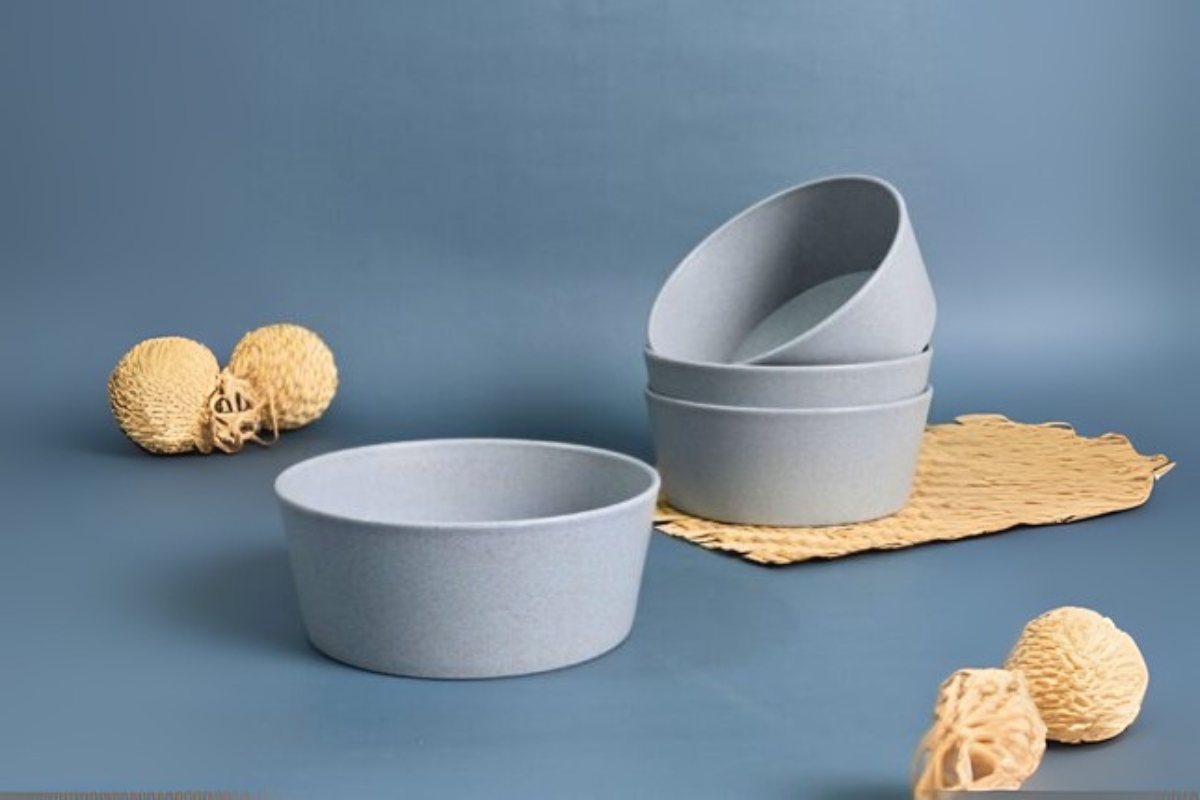 Croppie set van 4 400 ml snackbakje - Azure