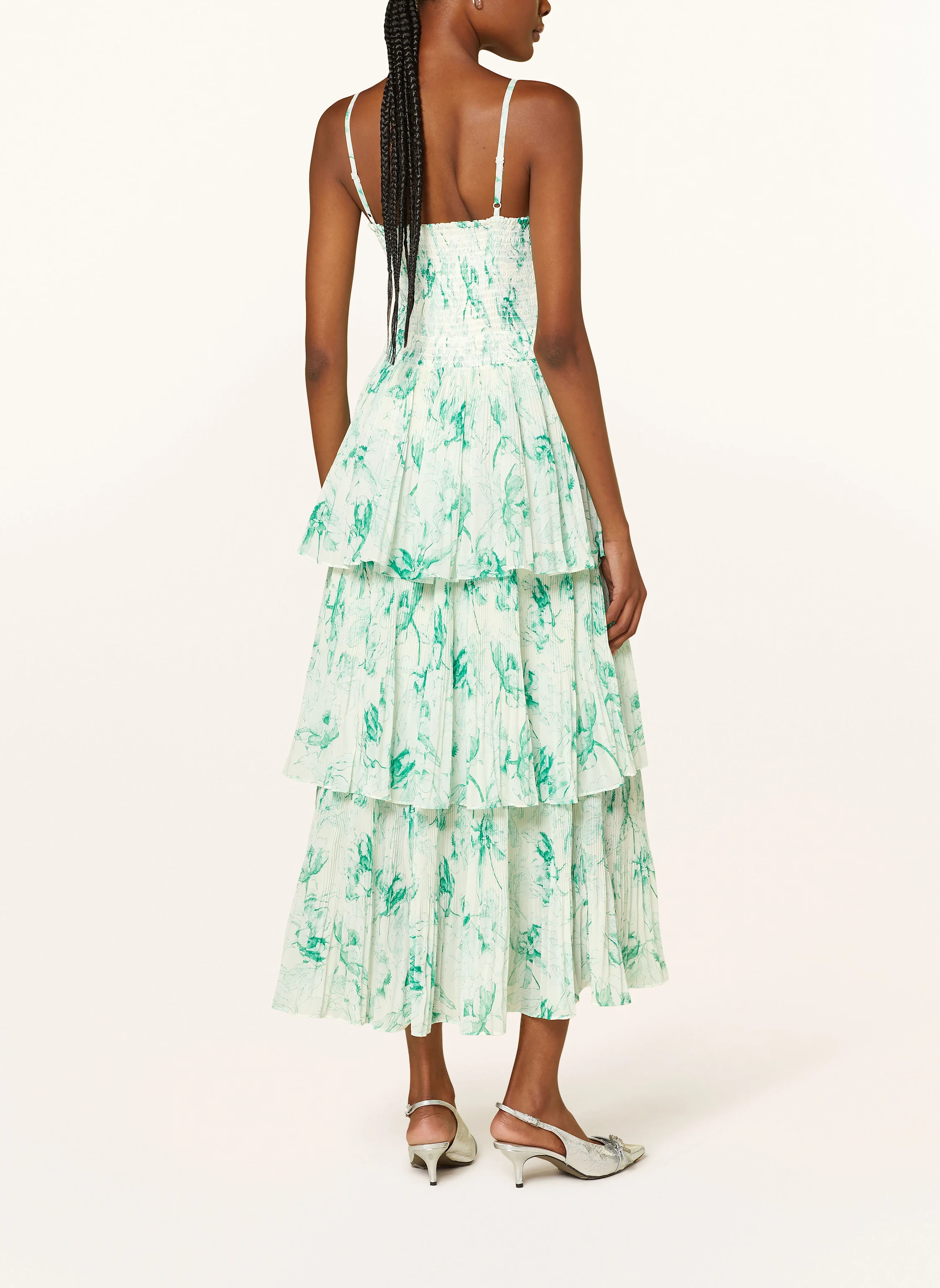 maje Kleid mit Volants